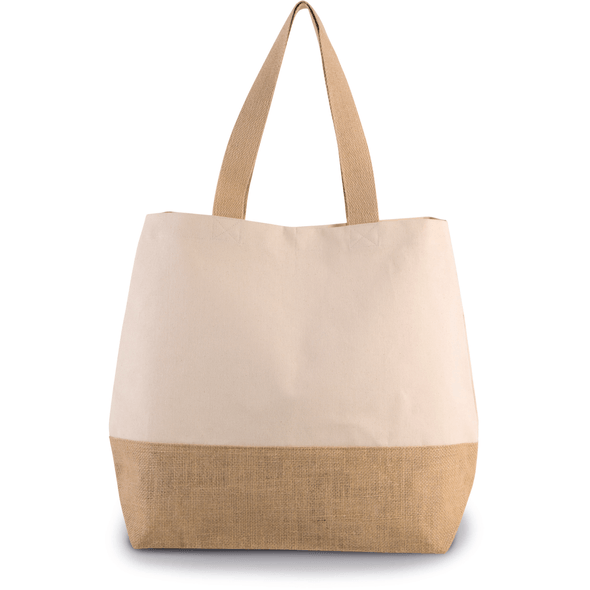 Kimood | Saco de compras em malha de algodão e juta